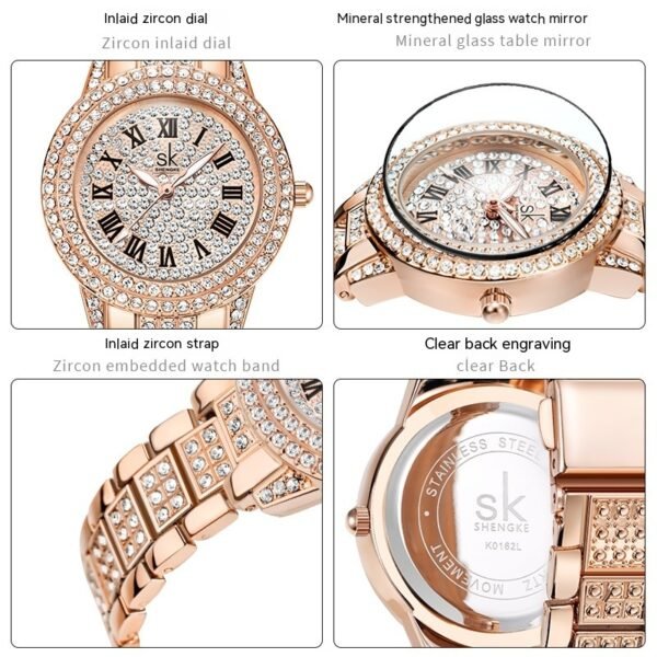 Women's Fashion Diamond Temperament Watch - Image 5