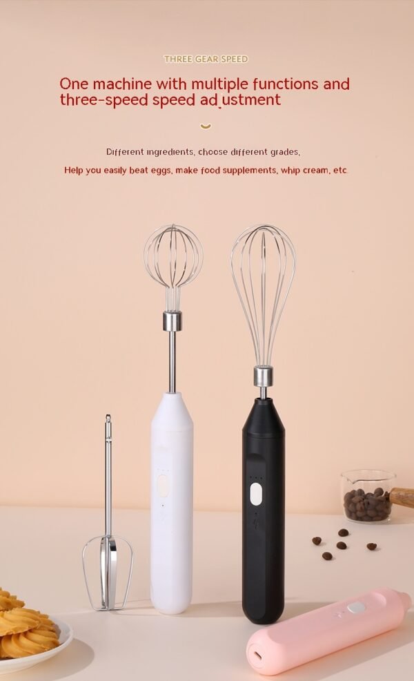 Handheld Electric Egg Beater For Home Baking Of Cakes - Image 2