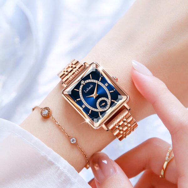 Light Luxury Temperament Women's Square Quartz Watch - Image 5