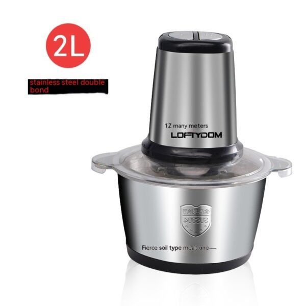 Kitchen Household Electric Meat Grinder Stainless Steel Multi-function - Image 2